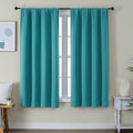 Simplebrand Ava Teal Blackout Curtains by Simplebrand