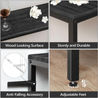MAHANCRIS Console Table with Power Outlet, Industrial Entryway Table with USB - Image 9