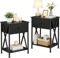 VECELO Nightstands, Modern End Side Tables, Night Stand by VECELO