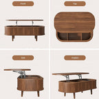 Easyego Oval Lift Top Coffee Table - Image 7