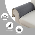 Genina Sofa Armrest Cover, Anti-Slip Armchair Slipcovers - Image 6