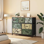 Sweetcrispy 7 Drawer Dresser, Fabric Storage Tower Organizer - Image 2