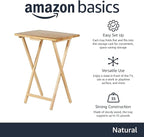 Amazon Basics Classic Foldable TV Dinner Tray Table - Image 2