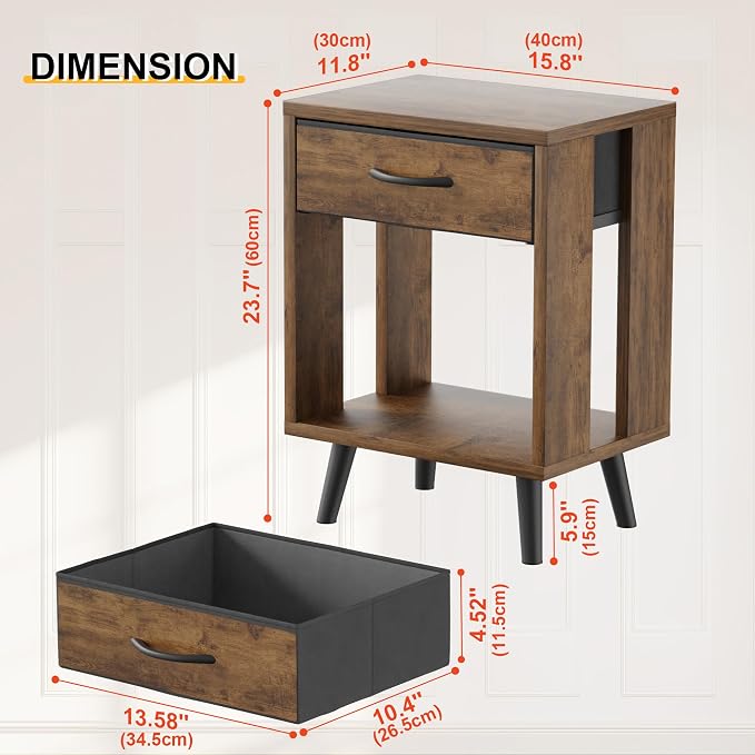 GYIIYUO Nightstand Set of 2 - Image 3
