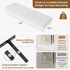 fuqing Floating Shelves for Wall, Wall Mounted Wood Floating Shelf - Image 2