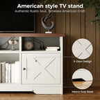 Casaottima TV Stand for 65 Inch TV, Farmhouse Entertainment Center - Image 5
