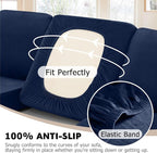 Arfntevss Velvet Corner Sectional Couch Covers Slipcovers L Shape Couch Cushion - Image 3