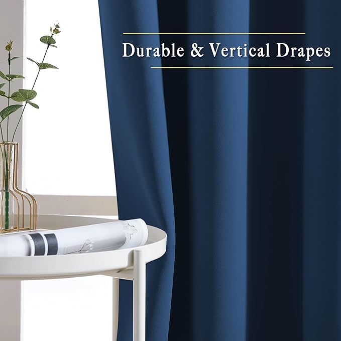 NICETOWN Moroccan Blue Curtains - Image 5