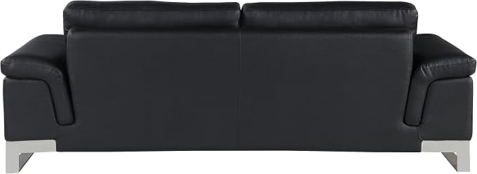 Blackjack Furniture Weston Collection Genuine Italian Leather Living Room Sofa - Image 7
