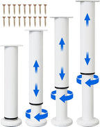 4 PCS Adjustable Height Bed Support Legs by Olldag