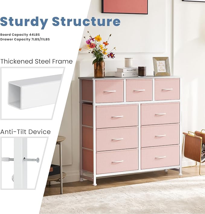 DUMOS Dresser for Bedroom, Storage Organizer - Image 7