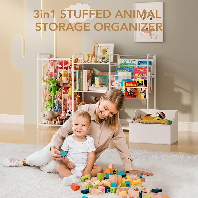 BBLIKE 3in1 Stuffed Animal Storage Organizer - Image 7
