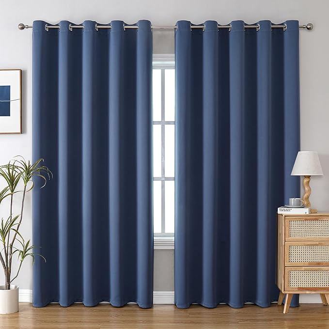 ChrisDowa Blackout Curtains for Bedroom and Living Room 70 Inches Wide | 2 by ChrisDowa