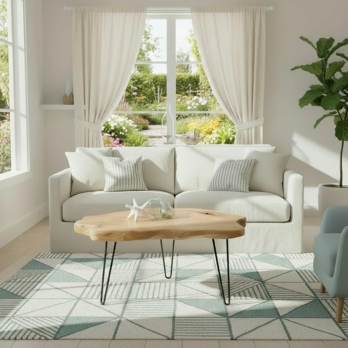 WELLAND Live Edge Cedar Wood Coffee Table - Image 8