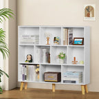 YAHARBO 10 Cube White Bookshelf, 3 Tier Book Shelf - Image 5