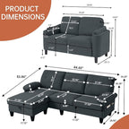 5 Seat Sectional Sofa Set for Living Room Set - Image 2