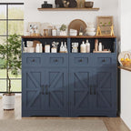 Befrases Farmhouse Blue Storage Cabinet - Image 4