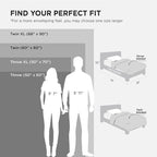 Bedsure GentleSoft Fleece Blanket Twin Size Dark Grey - Image 3