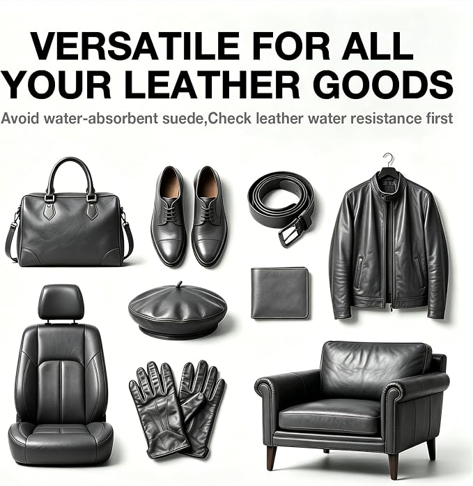 Dark Gray Leather Repair Kit, Leather Recoloring Balm – Restore & Repair Faded - Image 4