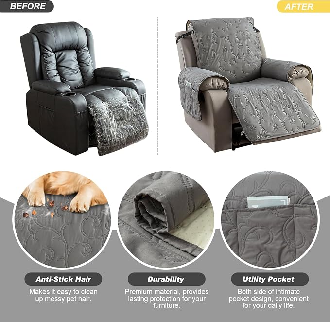 100% Waterproof Recliner Chair Cover, Recliner Chair Covers - Image 4