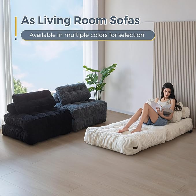 MAXYOYO Folding Sofa Bed, Convertible Sleeper Chair - Image 7