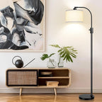 Nintiue Upgraded Modern Arc Dimmable Tall Standing Floor Lamp - Image 6