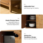 HULALA HOME Mid Century Sideboard Buffet Cabinet - Image 4