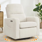 Swivel Rocker Recliner, Oversized Power Recliner Glider by Aemeios