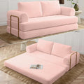 HANXIN 80 Inch Convertible Sleeper Sofa Bed, High Back Plush Corduroy Folding by HANXIN