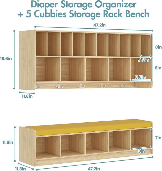 Kikihouse Wall Diaper Organizer - Image 3
