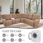 100% Waterproof Sectional Recliner Couch Covers - Image 8