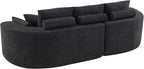 106'' Sectional Curved Sofa Sponge Couch - Image 5