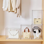 Clear Acrylic Display Case, Stackable Plastic Storage Bins - Image 5