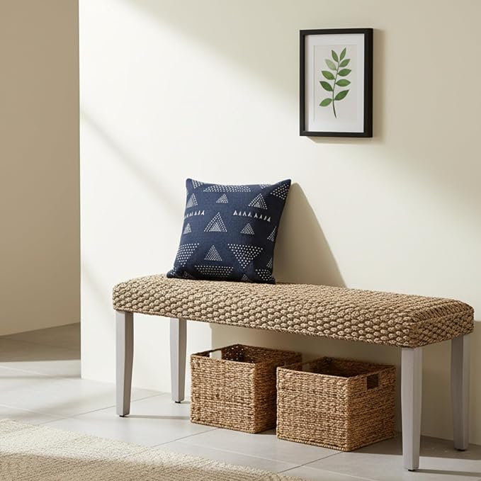 Solid Wood Acacia Indoor Bench - Image 4