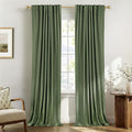 Faux Linen Total Blackout Curtains by 100BlackoutShield