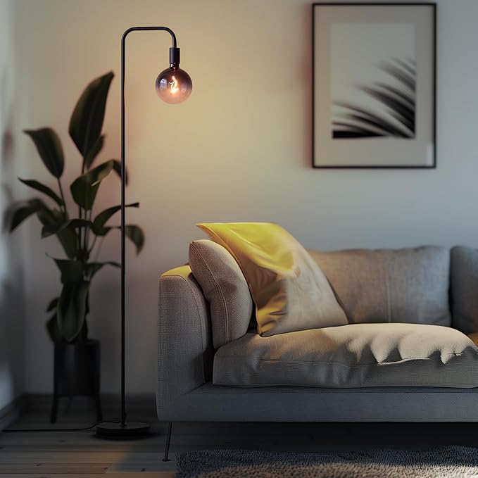 ONEWISH Industrial Lamp Set 3 Piece-1 Floor Lamp and 2 Dimmable Table Lamp- 3 - Image 4