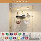 Beauty4U Glass Display Cabinet - Image 7