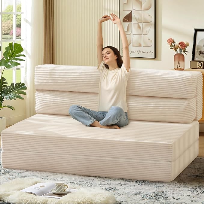 JUIKURY Folding Sofa Bed, Convertible Sleeper Chair by Unknown