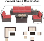 ALAULM 7 Pieces Patio Furniture Set - Image 6
