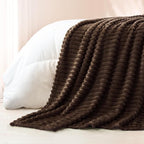 Exclusivo Mezcla Striped Queen Size Fleece Blanket - Image 6