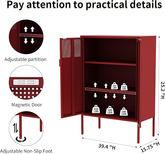 Metal Storage Locker Cabinet - Image 2