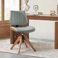 HULALA HOME Faux Leather Home Office Chair by HULALA+HOME