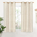 YoungsTex 48 Inches Long Linen Curtains by YoungsTex
