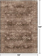 Brown Rug for Living Room 10x14 - Image 2