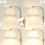 Nintiue Upgraded Modern Arc Dimmable Tall Standing Floor Lamp - Image 3