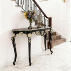 Vintage French Console Table, Wood Entryway Table - Image 2