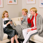 4 Pack Fleece Throw Blankets 50x60 Inches - Image 2