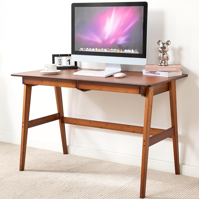 Nnewvante Desk, Bamboo Table - Image 7