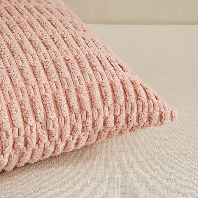 Fancy Homi 4 Packs Decorative Throw Pillow Covers - Image 4