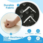 Outdoor Deep Seat & Back Cushion Set, 24 x 24 Inch Water Repellent and Fade - Image 4